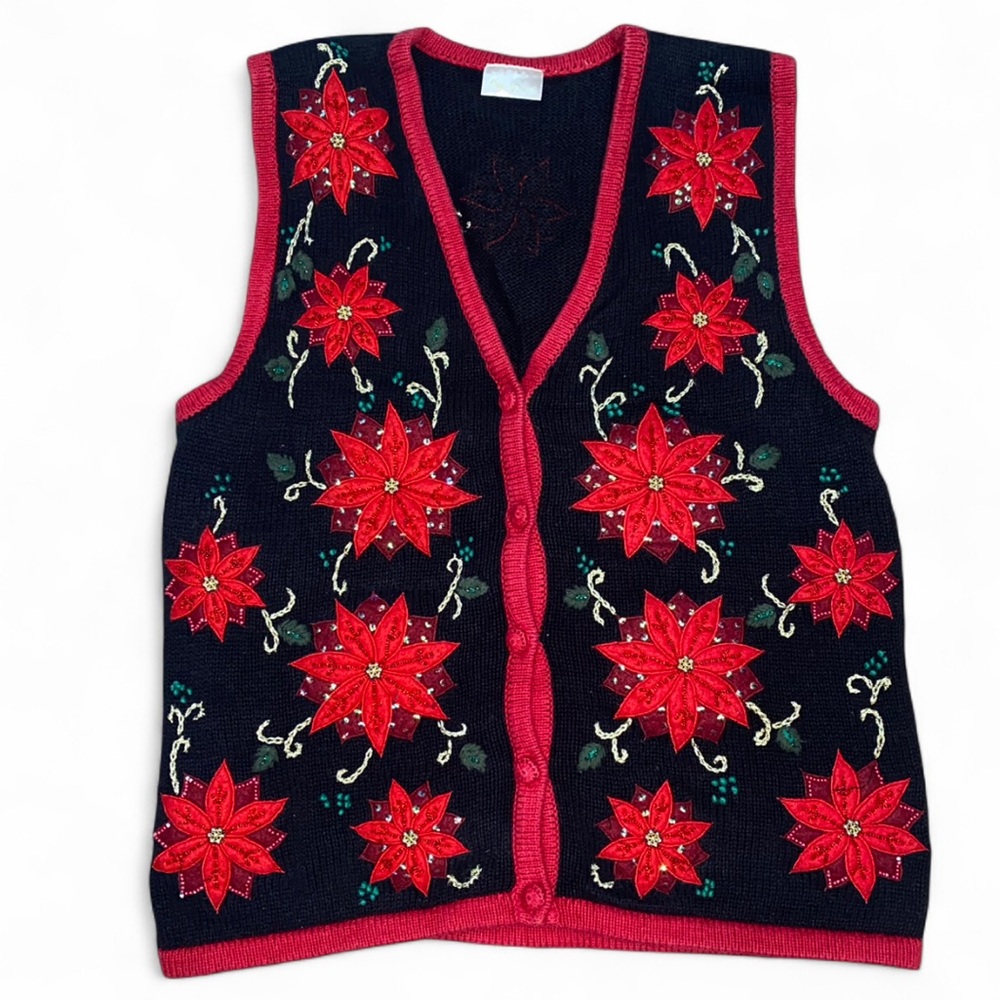 🎄 Vintage Bobbie Brooks knit vest